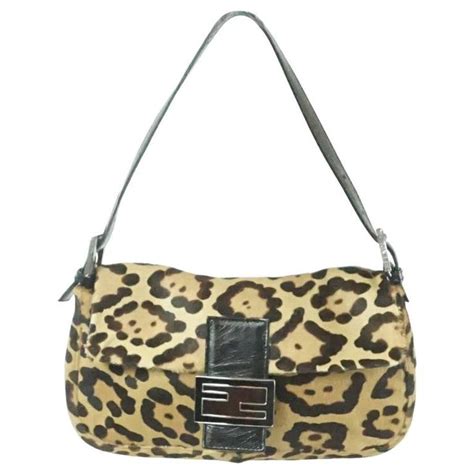 fendi animal print baguette|Fendi handbags.